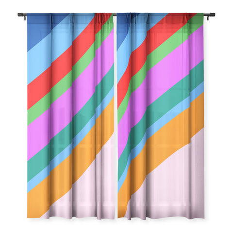 Dominique Vari Words Pride without Prejudice Rainbow Sheer Non Repeat