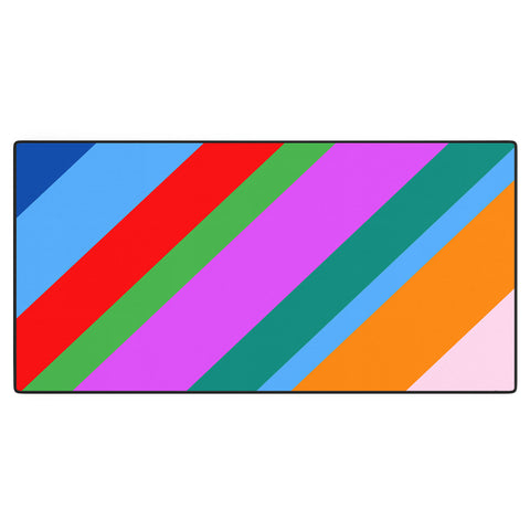 Dominique Vari Words Pride without Prejudice Rainbow Desk Mat