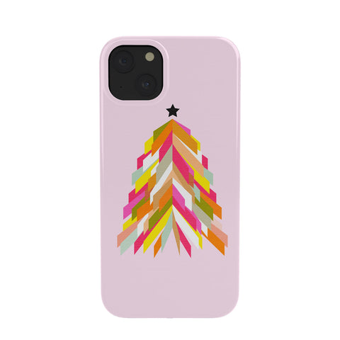 Dominique Vari Words Rainbow Christmas Tree Phone Case