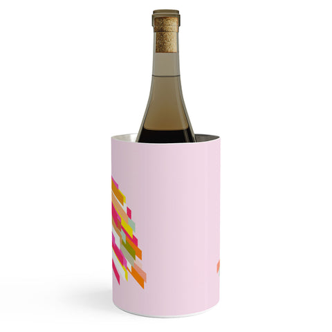 Dominique Vari Words Rainbow Christmas Tree Wine Chiller