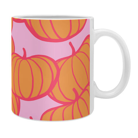 Dominique Vari Words Retro Dopamine Pumpkin Fall Coffee Mug
