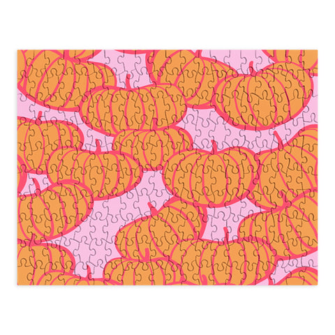 Dominique Vari Words Retro Dopamine Pumpkin Fall Puzzle