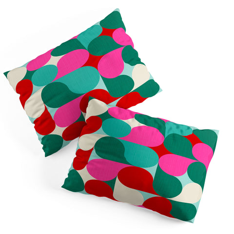 Dominique Vari Words Retro Geo Christmas Drop Pillow Shams