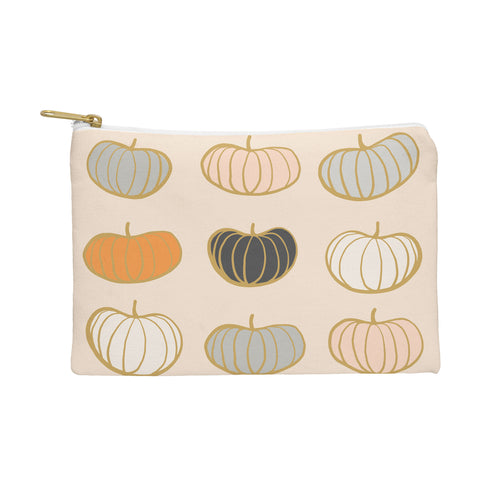 Dominique Vari Words Retro Pumpkin Pattern Pouch