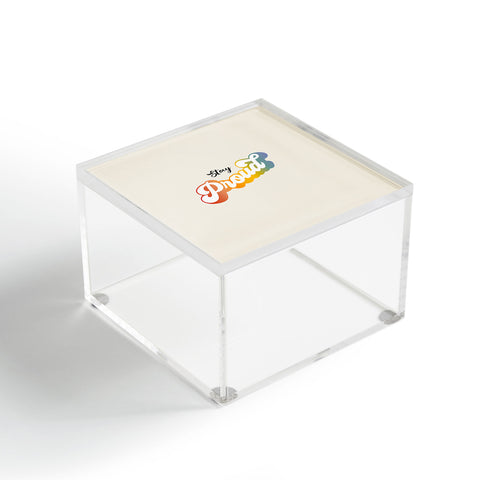 Dominique Vari Words Stay Proud Acrylic Box