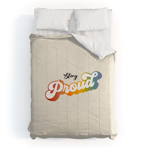 Dominique Vari Words Stay Proud Comforter