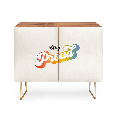Dominique Vari Words Stay Proud Credenza