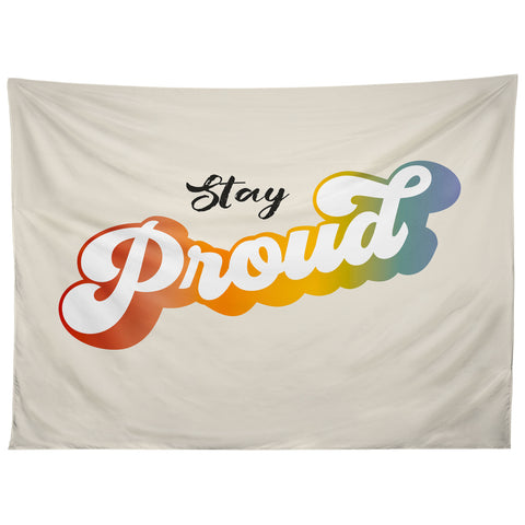 Dominique Vari Words Stay Proud Tapestry