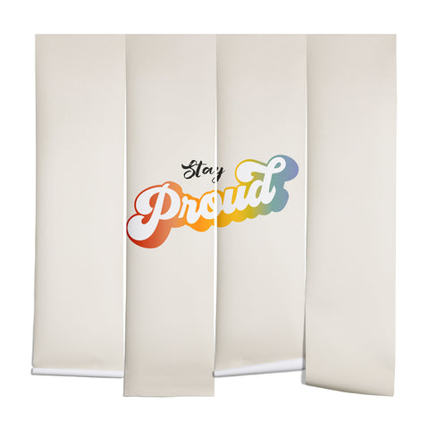 Dominique Vari Words Stay Proud Wall Mural