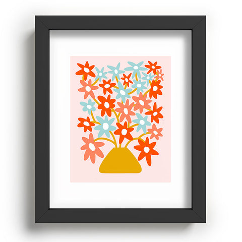 Dominique Vari Words Sunny vase with Super Bloom Recessed Framing Rectangle