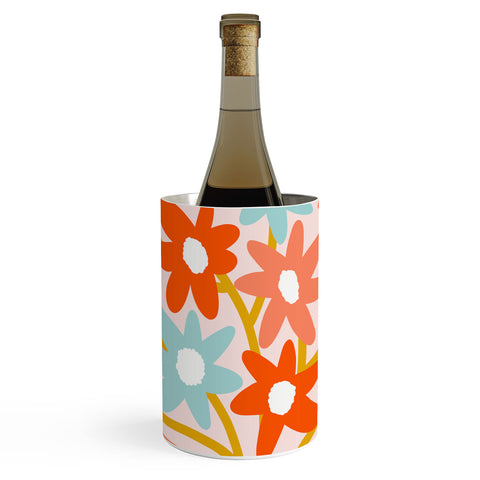 Dominique Vari Words Sunny vase with Super Bloom Wine Chiller