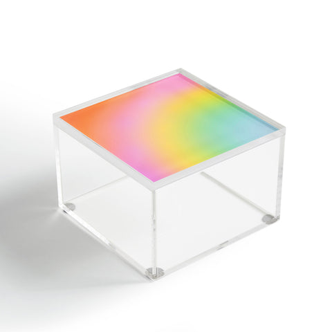 Dominique Vari Words The Rainbow of Love abstract Acrylic Box