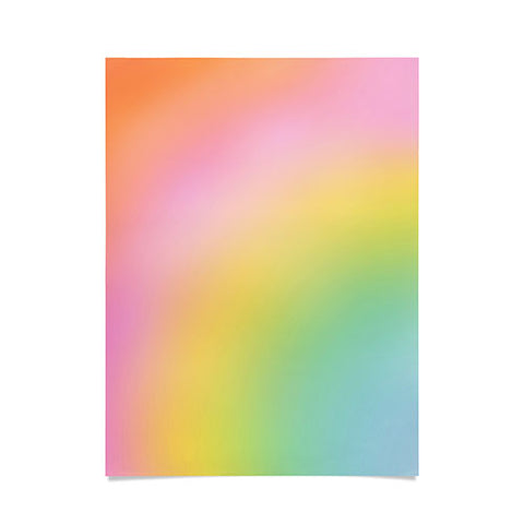 Dominique Vari Words The Rainbow of Love abstract Poster