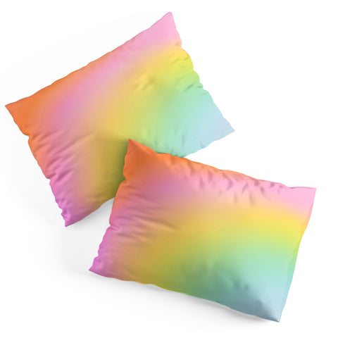 Dominique Vari Words The Rainbow of Love abstract Pillow Shams