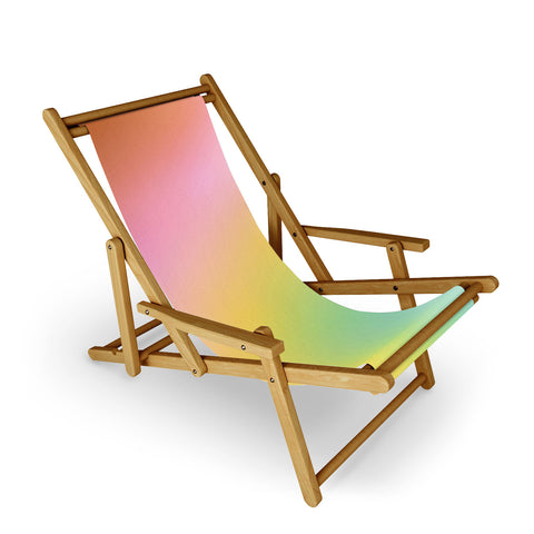 Dominique Vari Words The Rainbow of Love abstract Sling Chair