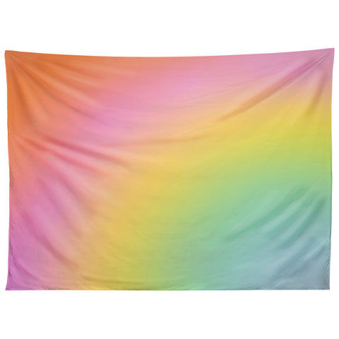 Dominique Vari Words The Rainbow of Love abstract Tapestry