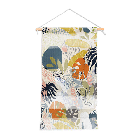 Dominique Vari Words Tropical Foliage Pattern 1 Wall Hanging Portrait