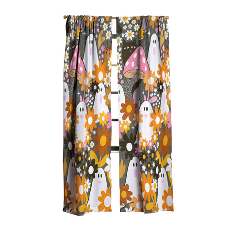 Dominique Vari Words Whimsy Halloween Retro Cats Ghosts Blackout Non Repeat