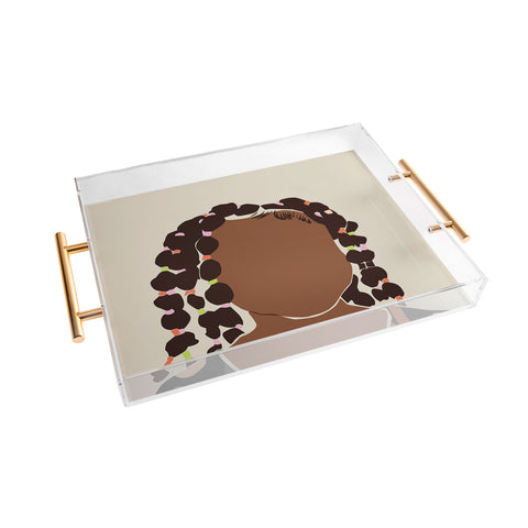 Domonique Brown Black Girl Magic No 1 Acrylic Tray