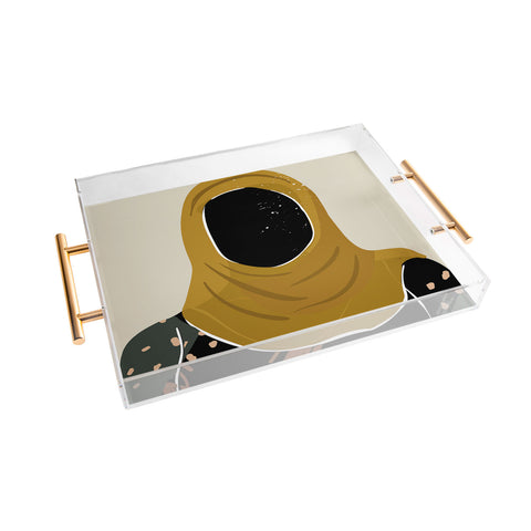 Domonique Brown Black Hair No 13 Acrylic Tray