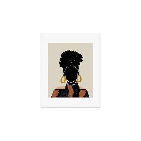Domonique Brown Black Hair No 14 Art Print