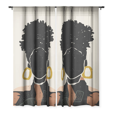 Domonique Brown Black Hair No 14 Sheer Non Repeat