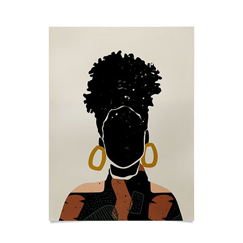 Domonique Brown Black Hair No 14 Poster