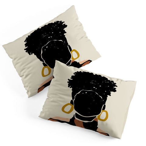 Domonique Brown Black Hair No 14 Pillow Shams