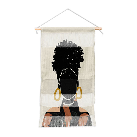 Domonique Brown Black Hair No 14 Wall Hanging Portrait
