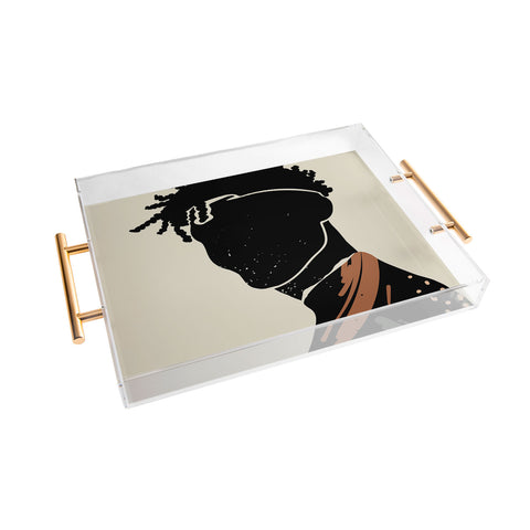 Domonique Brown Black Hair No 2 Acrylic Tray