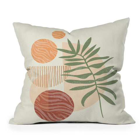 Domonique Brown Blurred Lines Outdoor Throw Pillow