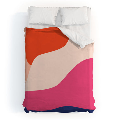 Domonique Brown Hello I Duvet Cover