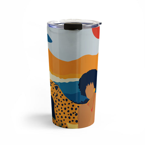 Domonique Brown Jungle Boogie I Travel Mug