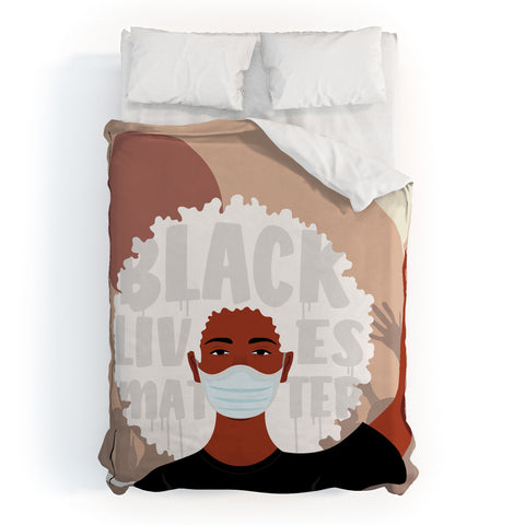 Domonique Brown Protest No 1 Duvet Cover