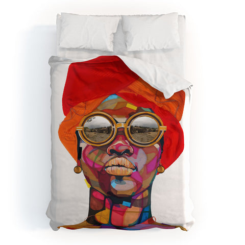 Domonique Brown Reflection 1 Duvet Cover