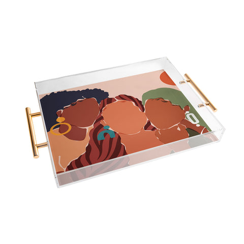 Domonique Brown Sisterhood I Acrylic Tray