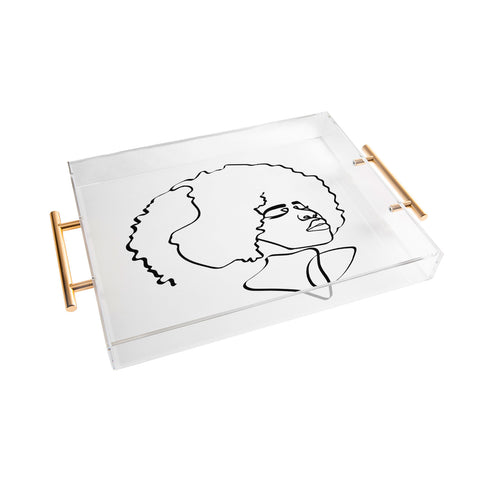 Domonique Brown Soul Fro Acrylic Tray