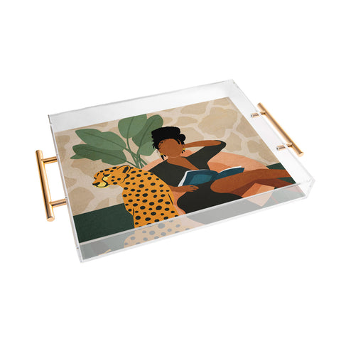 Domonique Brown Stay Home No 1 Acrylic Tray