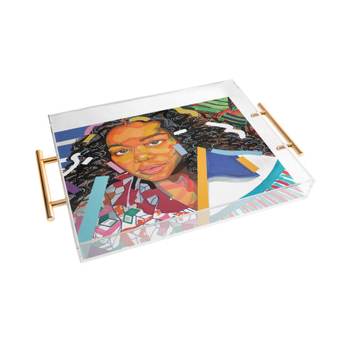 Domonique Brown The Diverse Woman Acrylic Tray