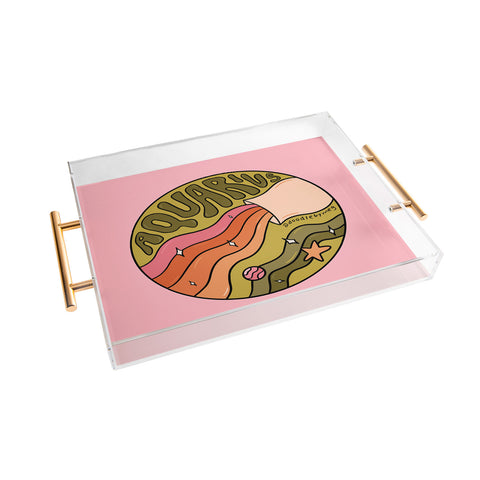 Doodle By Meg 2020 Aquarius Acrylic Tray