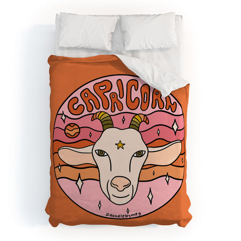 Doodle By Meg 2020 Capricorn Duvet Cover