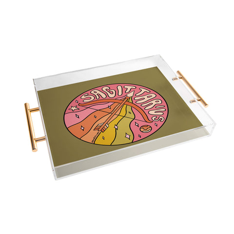 Doodle By Meg 2020 Sagittarius Acrylic Tray