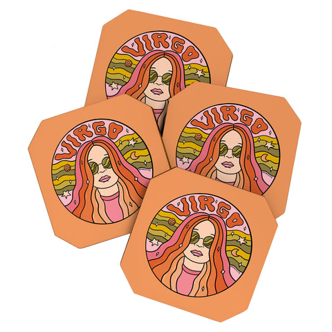 Doodle By Meg 2020 Virgo Coaster Set
