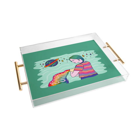 Doodle By Meg Aquarius Babe Acrylic Tray