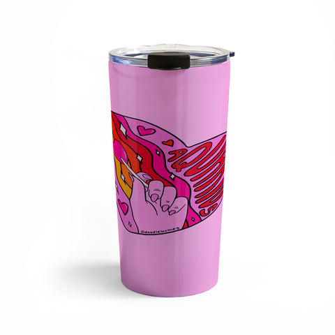 Doodle By Meg Aquarius Valentine Travel Mug