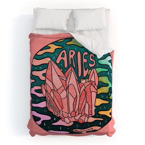 Doodle By Meg Aries Crystal Duvet Cover