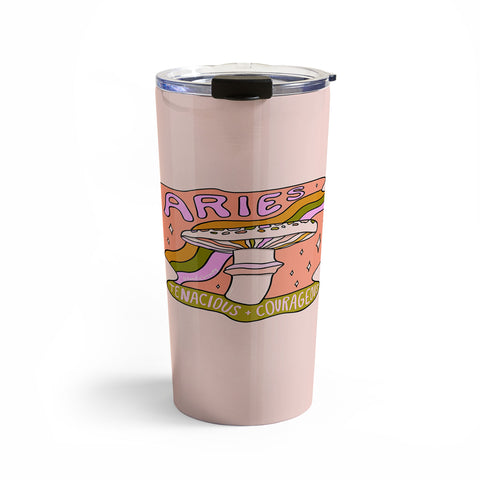Doodle By Meg Aries Mushroom Travel Mug
