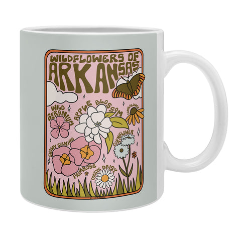 Doodle By Meg Arkansas Wildflowers Coffee Mug