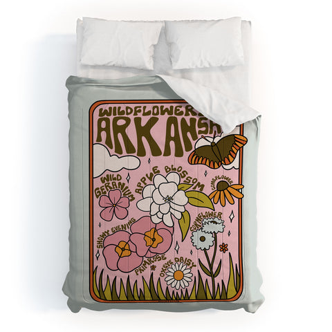 Doodle By Meg Arkansas Wildflowers Comforter