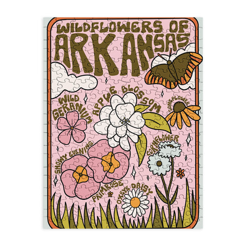 Doodle By Meg Arkansas Wildflowers Puzzle